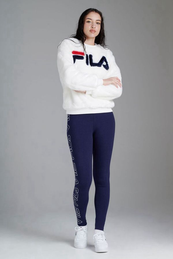 Moletons Fila Mulher Branco - Fila Emmeline Fur Crew Neck En Portugal,RYKW-45792